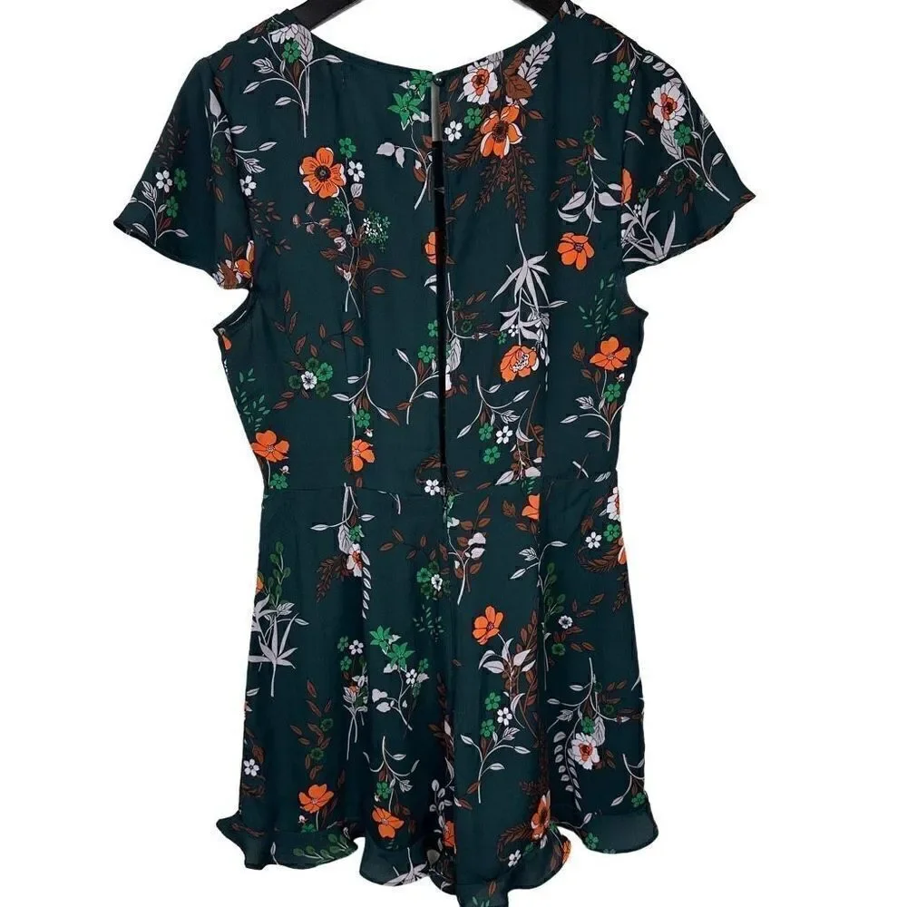 Urban Outfitters Women's Green Playsuit-romper size M
